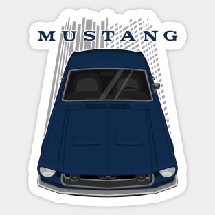 Ford Mustang Fastback 1968 - Presidential Blue Sticker